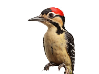 Fototapeta premium Woodpecker on transparent background