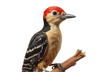 Fototapeta premium Woodpecker on transparent background