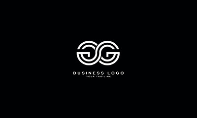 G, GG, Abstract Letters Logo Monogram