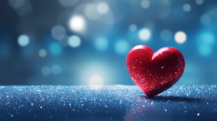 Obraz premium Red hearts shown on the background