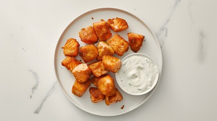 Delicious Salmon Dish with Creamy Sauce Cooked Perfectly