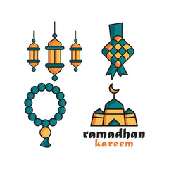Ramadan kareem vector icon, islamic vector, happy ramadan