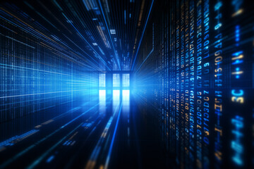 Abstract technology digital line electronic network data innovation concept background.