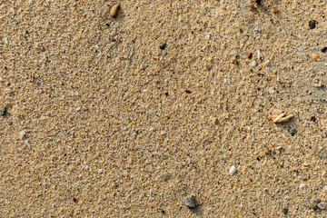 Fototapeta na wymiar Sand texture. Sandy beach for background. Top view. Natural sand stone texture background. sand on the beach as background.