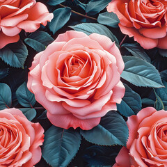 red roses, rose flower, ai generated