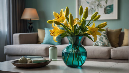 Domowa Elegancja - Kwiaty i Kolory w Salonie
