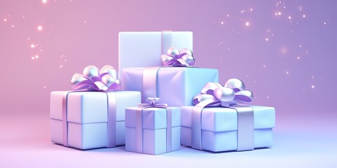 various sizes of gifts