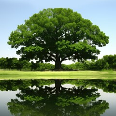 Fototapeta premium tree on the lake