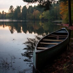 Obraz premium boat on the lake