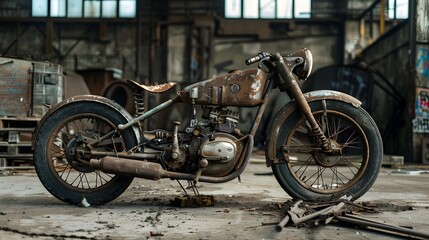 Vintage Old Classic Motorcycles