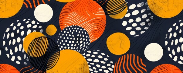 Abstract Geometric Shapes and Patterns in Bold Colors