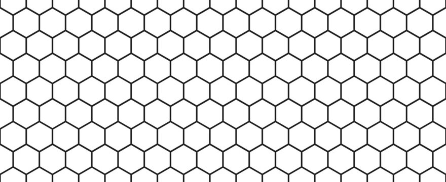 Honeycomb seamless pattern, background. Vector EPS 10