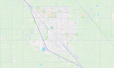 Turlock California Map, Detailed Map of Turlock California