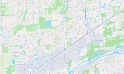 Bolingbrook Illinois Map, Detailed Map of Bolingbrook Illinois