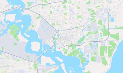 Baytown Texas Map, Detailed Map of Baytown Texas