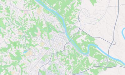 Lynchburg Virginia Map, Detailed Map of Lynchburg Virginia