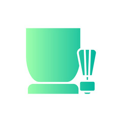 green tea gradient icon