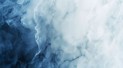 Elegant Marble Texture with Light Blue Smoky Swirls