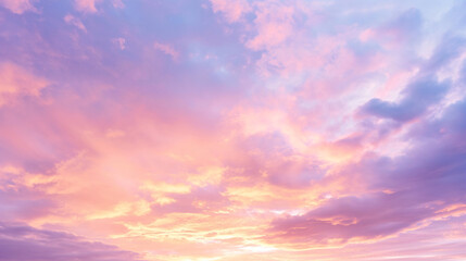 Fototapeta premium beautiful sunset sky with clouds