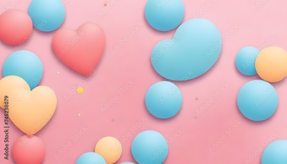 Poster a collection of cheerful 3d characters in pastel hues brings a sense of joy and playfulness. each ch