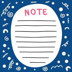 Note paper