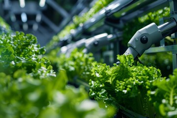 Robotic Arms Conducting Precision Agriculture in a Hydroponic Greenhouse