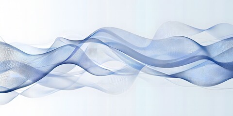 Fototapeta premium blue Wave Art background