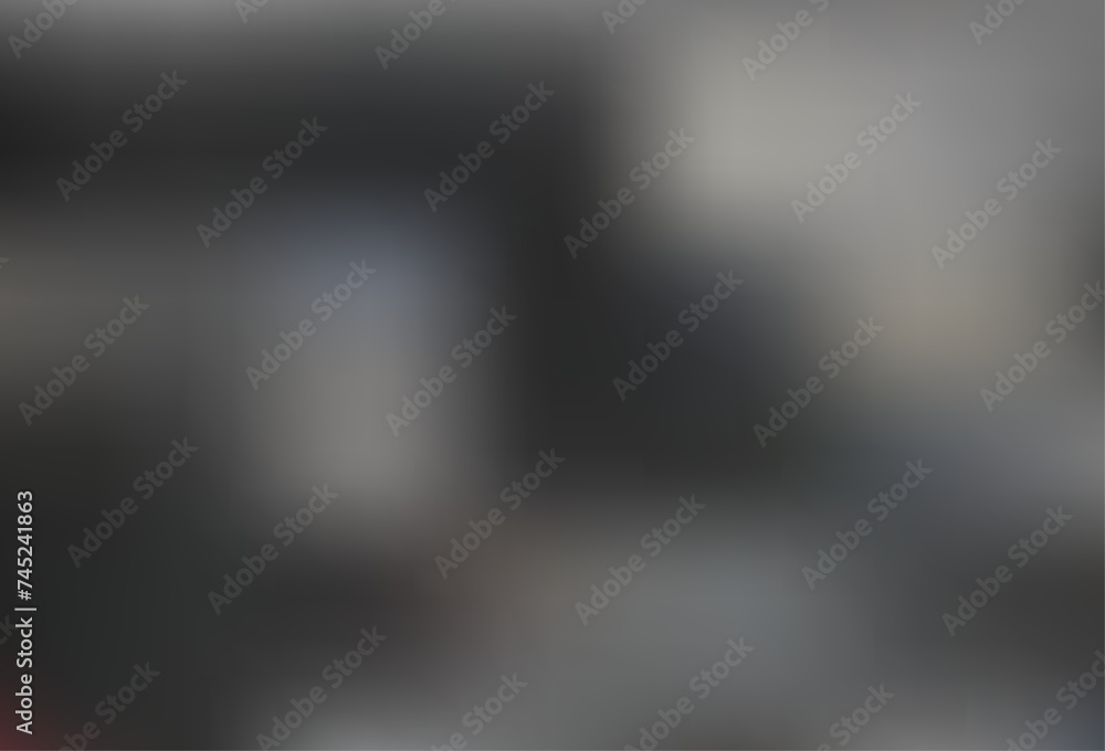 Poster light silver, gray vector abstract bokeh pattern.