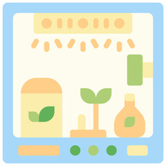 seeding tissue flat style icons