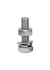 Hardware supplies. stainless steel hex bolt, screw and nut set large full extension screw