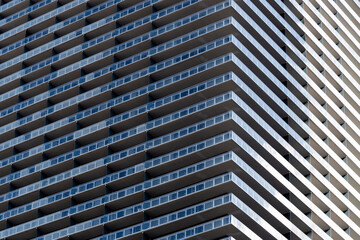 Balconies on an hight tower