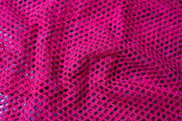 Pinker Netz Stoff als Hintergrund 