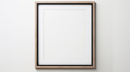 Fototapeta premium Black and White Frame Concepts, a black frame with a matte finish on a high-contrast black and white background with photography, ink drawings, graphic prints.