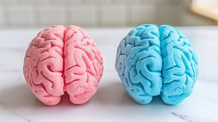 Brain, left and right brain, female and male brain
