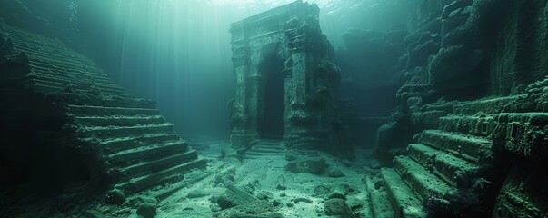 Interdimensional portals discovered by underwater archaeologists, ancient gateways to other worlds