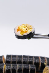Korean traditional dish in a bowl - kimbap