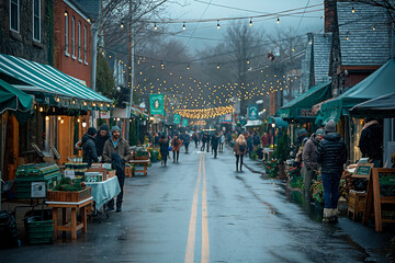  St. Patrick's Day street festival, with vendors selling Irish crafts and food, live music...