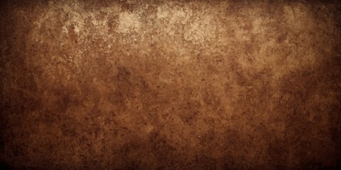 Obraz premium Old brown background with distressed vintage grunge texture in dark earthy chocolate