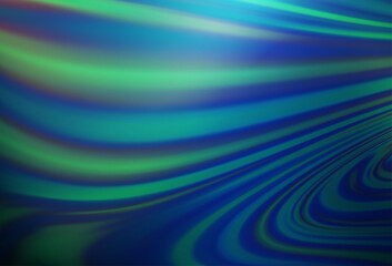 Dark Blue, Green vector template with liquid shapes.