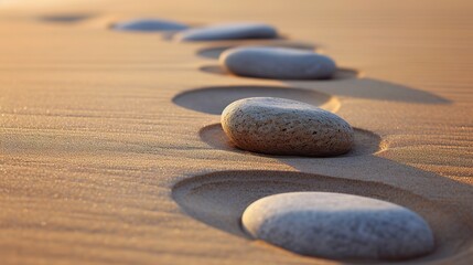Fototapeta na wymiar pebbles polished by the sea lie beautifully on the sand on the shore