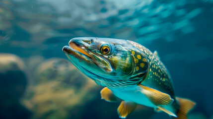 Fototapeta premium Fishing for Pike