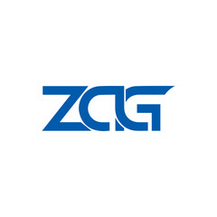 ZAG logo. Z A G design. White ZAG letter. ZAG, Z A G letter logo design. Initial letter ZAG linked circle uppercase monogram logo. Z A G letter logo vector design. top logo, Most Recent, Featured,