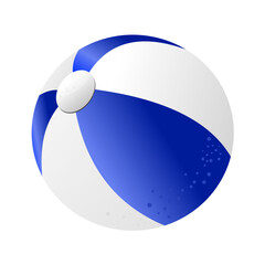 Beach ball, colorful summer ball
