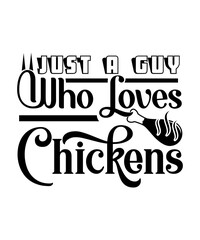 just a guy who loves chickens