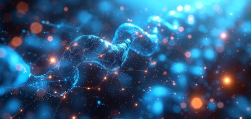 Molecular Structure and Chemical Bonds Visualization.