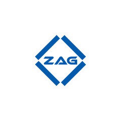 ZAG logo. Z A G design. White ZAG letter. ZAG, Z A G letter logo design. Initial letter ZAG linked circle uppercase monogram logo. Z A G letter logo vector design. top logo, Most Recent, Featured,