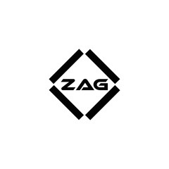 ZAG logo. Z A G design. White ZAG letter. ZAG, Z A G letter logo design. Initial letter ZAG linked circle uppercase monogram logo. Z A G letter logo vector design. top logo, Most Recent, Featured,