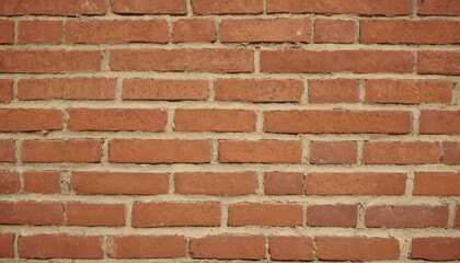 Obraz premium Old red brick wall damaged background