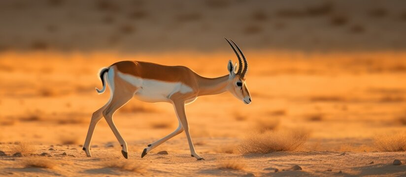 springbok antelope in arid places