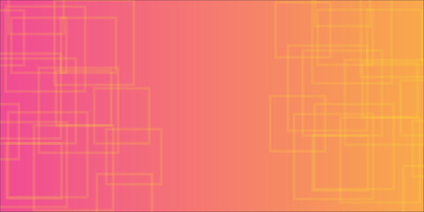 Abstract dark red and gold background with line shapes. Box and square patron and background shape design. use for poster, banner, wallpaper...